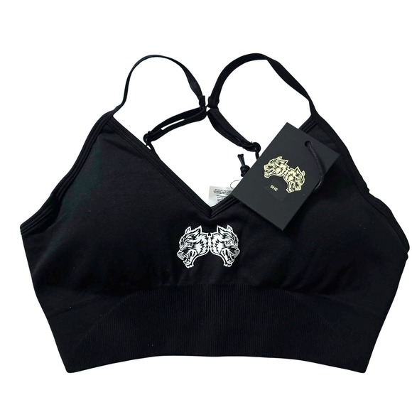 Darc Sport Other - Darc Sport IYKYK Everson Seamless Sports Bra Black Wolf Graphic Medium